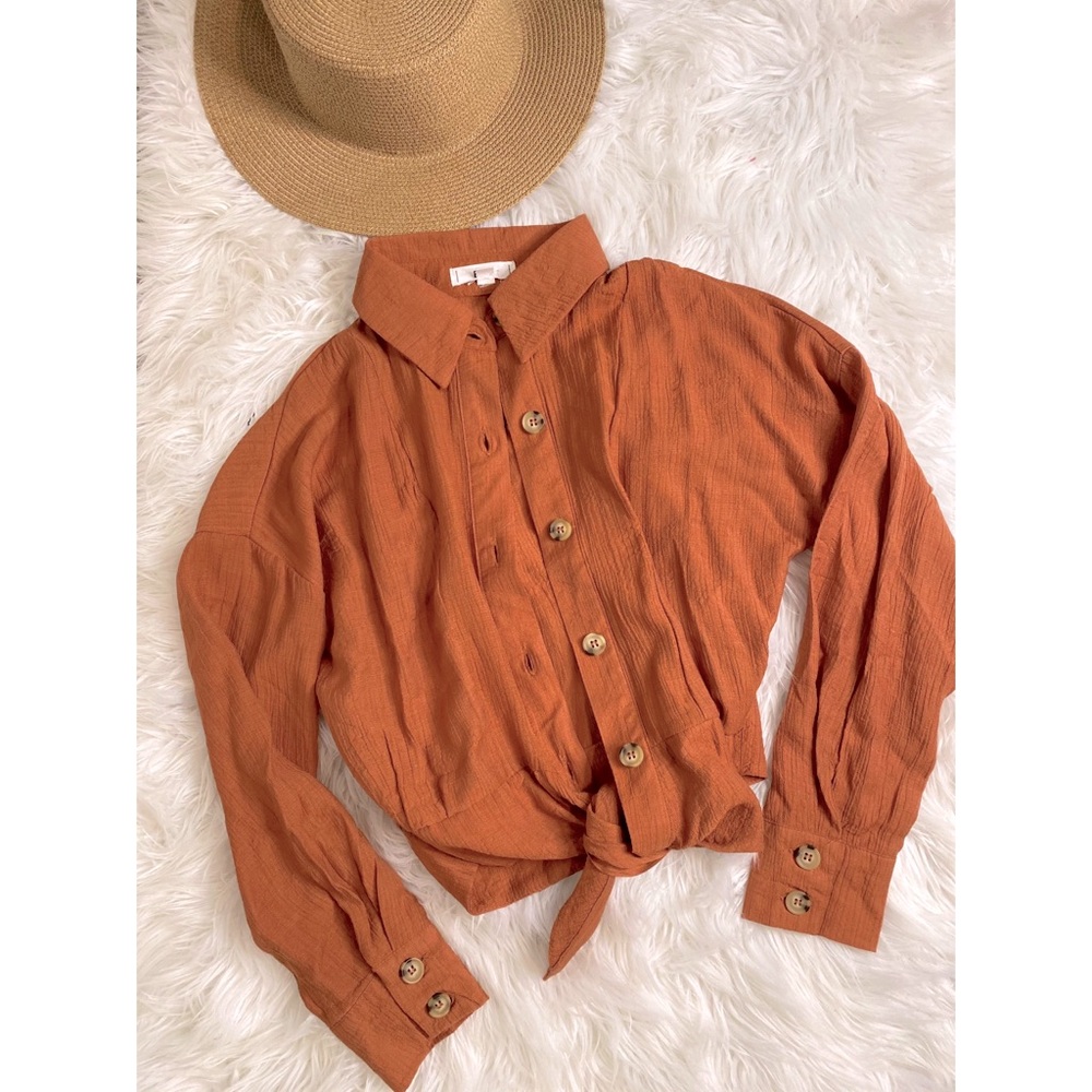 E&M Long Sleeve Button Down Shirt